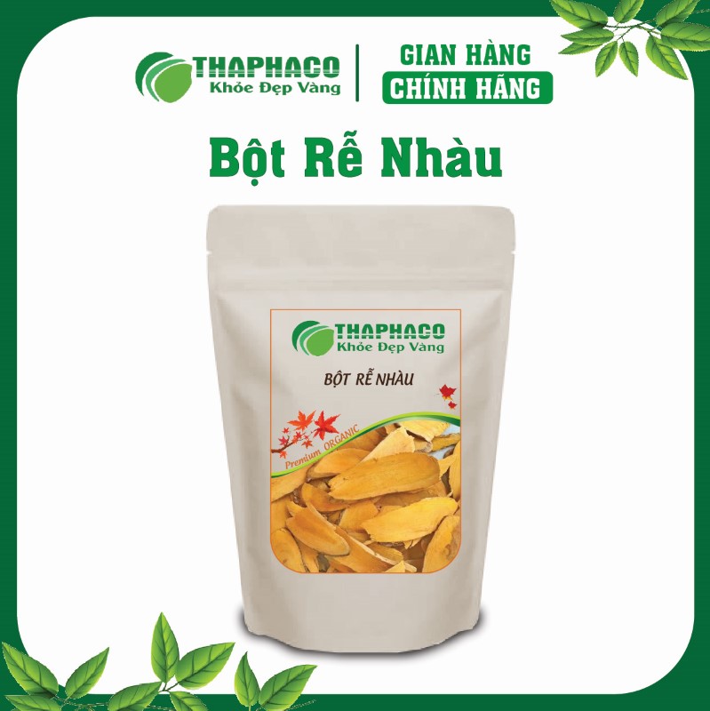Bột rễ nhàu là sản phẩm từ rễ cây nhàu