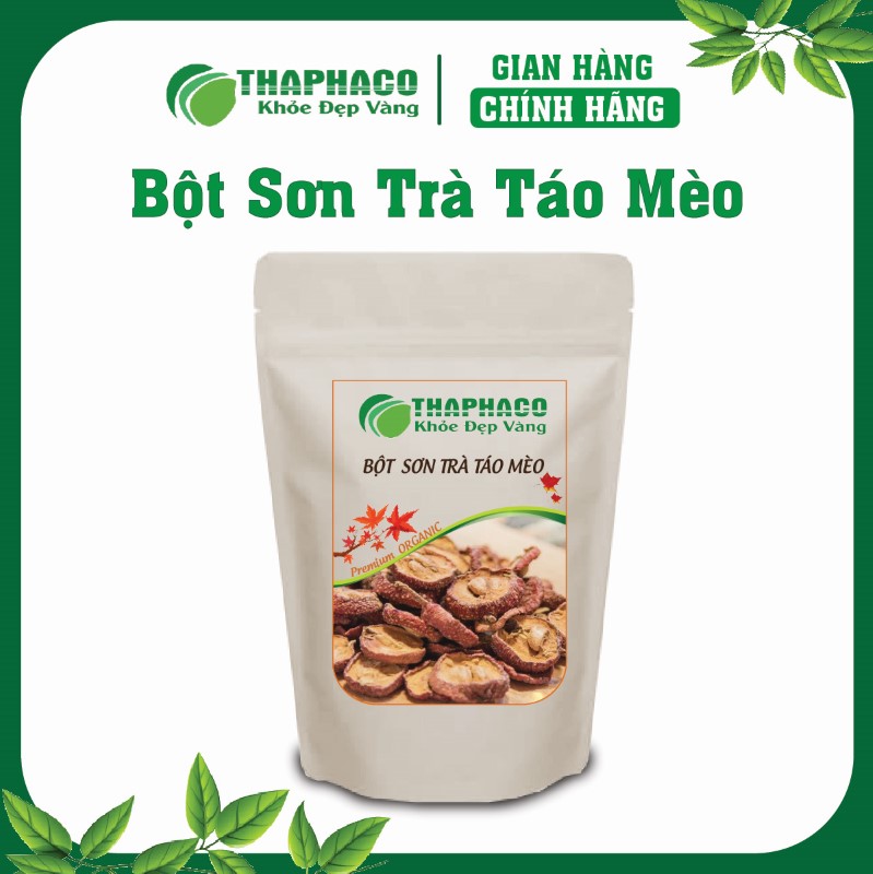 Bột Sơn Tra Táo Mèo là bột mịn tinh túy từ quả Sơn Tra (Táo Mèo) tự nhiên