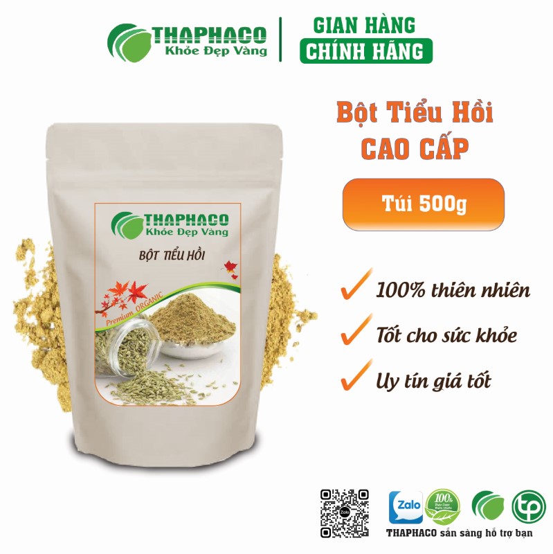 Công dụng và Hợp chất chính của Bột Tiểu Hồi