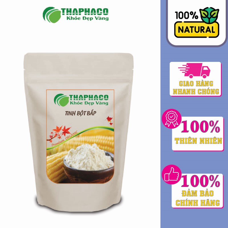 Tinh bột bắp Thaphaco cam kết chất lượng và giấy tờ kiểm định đầy đủ