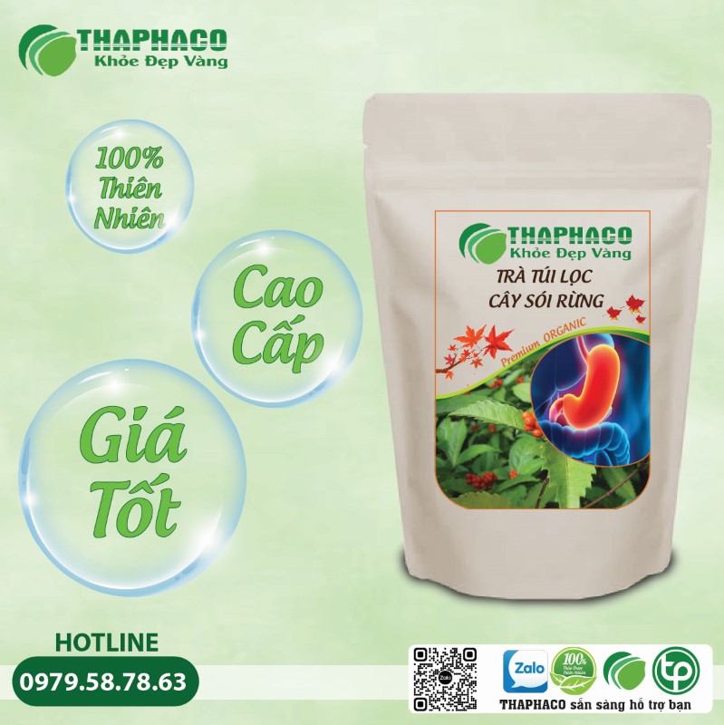 Trà Túi Lọc Cây Sói Rừng Thaphaco có mức giá chỉ 60.000đ/50 gói