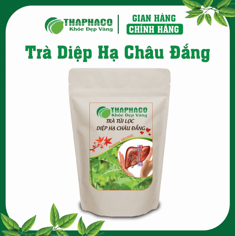 Trà Túi Lọc Diệp Hạ Châu Đắng được chế biến từ 100% cây Diệp Hạ Châu Đắng