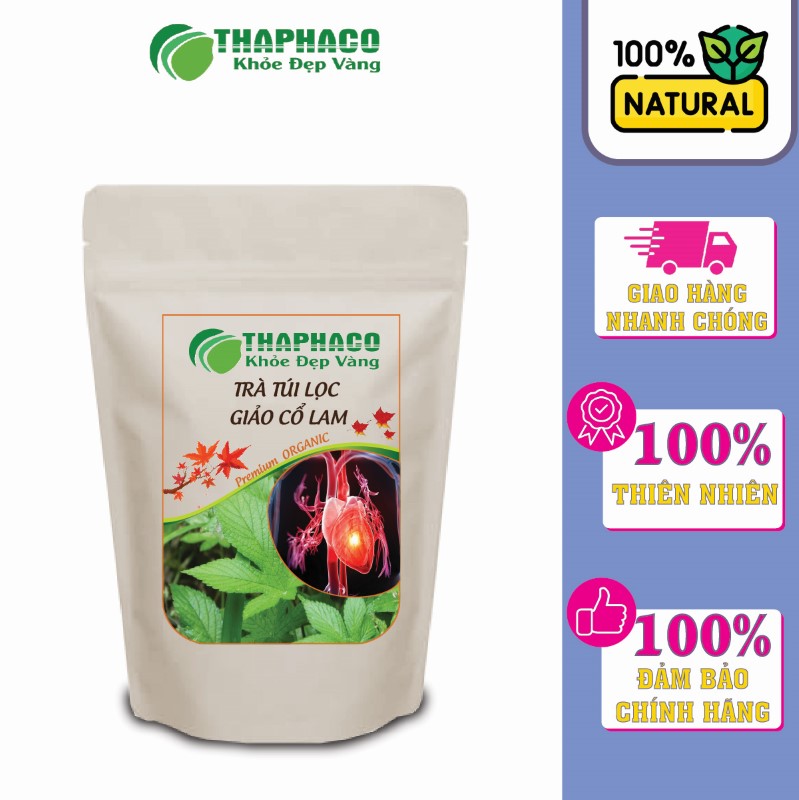 Trà Túi Lọc Giảo Cổ Lam Thaphaco có giá bán chỉ 90.000đ/túi 50 gói