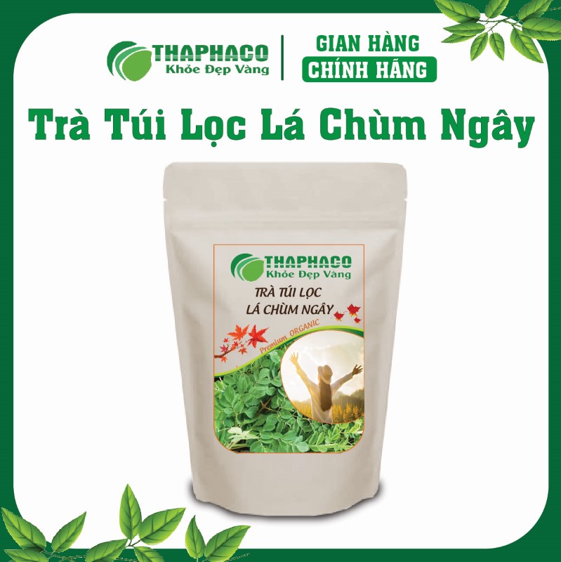 Trà túi lọc lá chùm ngây Thaphaco được sản xuất từ 100% lá sạch