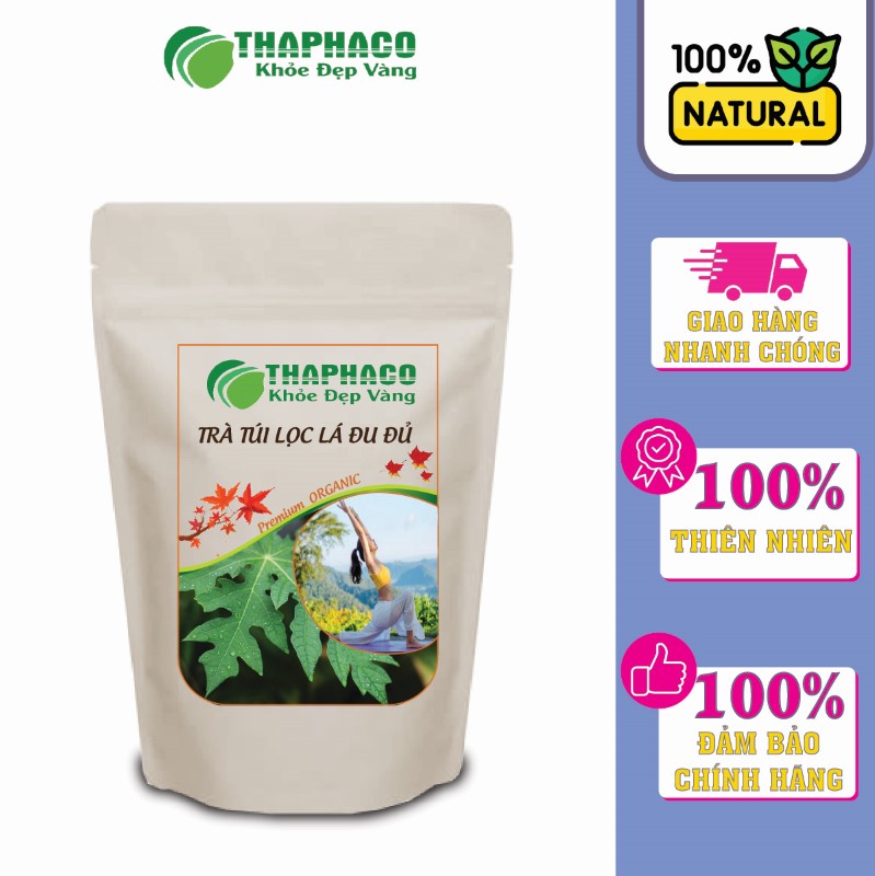 Trà Túi Lọc Lá Đu Đủ Thaphaco có giá bán ưu đãi chỉ 70.000đ/50 túi lọc