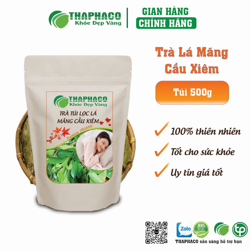 Trà lá mãng cầu xiêm hỗ trợ điều hòa lượng đường trong máu