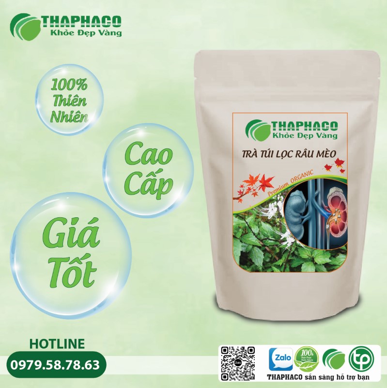 Mức giá ưu đãi trà túi lọc râu mèo chỉ 60.000đ/50 túi lọc tại Thaphaco