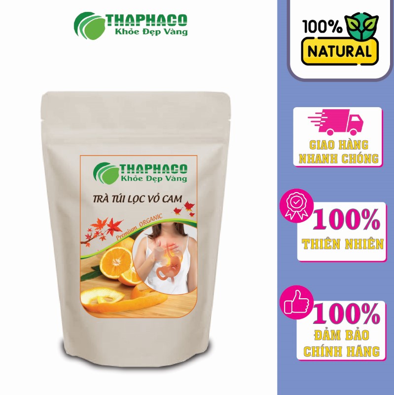 Thaphaco đảm bảo giữ trọn vẹn dưỡng chất của vỏ cam trong từng túi trà