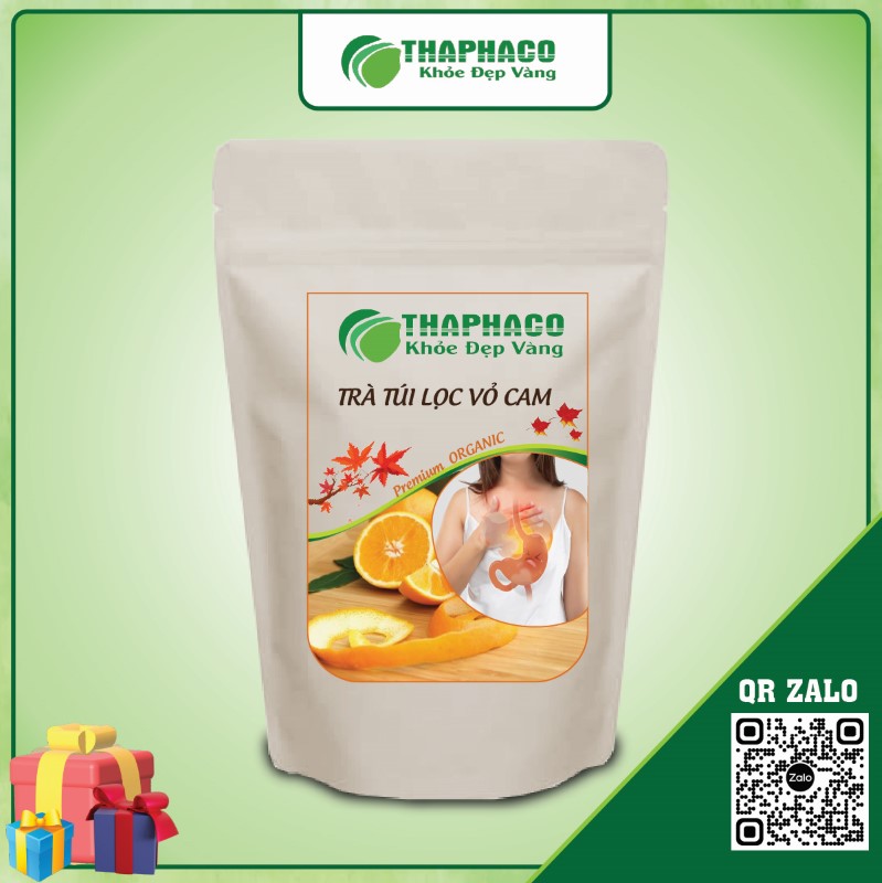 Trà Túi Lọc Vỏ Cam là sản phẩm tiện lợi từ vỏ cam tươi nguyên chất