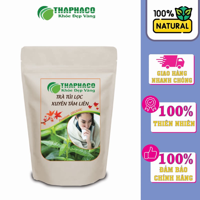 Thaphaco cam kết cung cấp Trà Túi Lọc Xuyên Tâm Liên nguyên chất