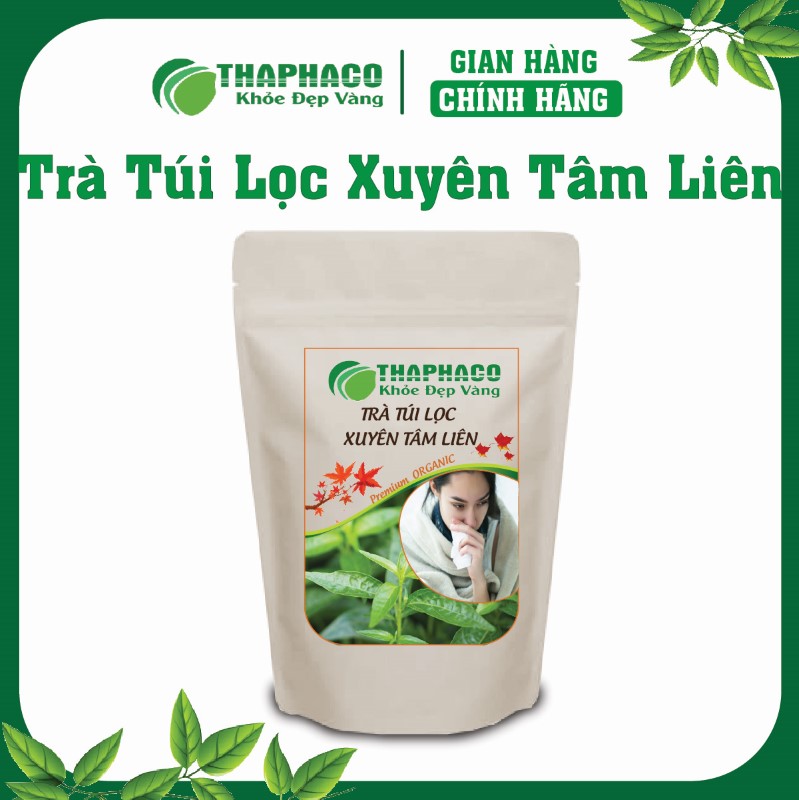 Trà Túi Lọc Xuyên Tâm Liên được làm từ cây Xuyên Tâm Liên nguyên chất