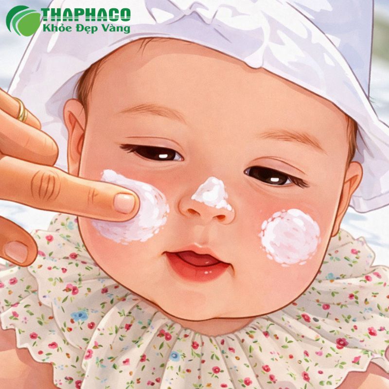 Chăm sóc da bé bị chàm sữa đòi hỏi sự tỉ mỉ, từ vệ sinh, dưỡng ẩm đến lựa chọn quần áo