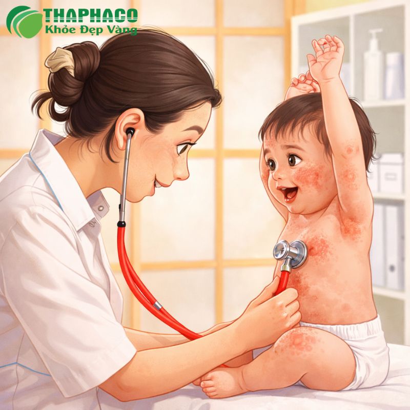 Trẻ sơ sinh dưới 3 tháng tuổi không nên tự ý dùng dược liệu trị chàm sữa