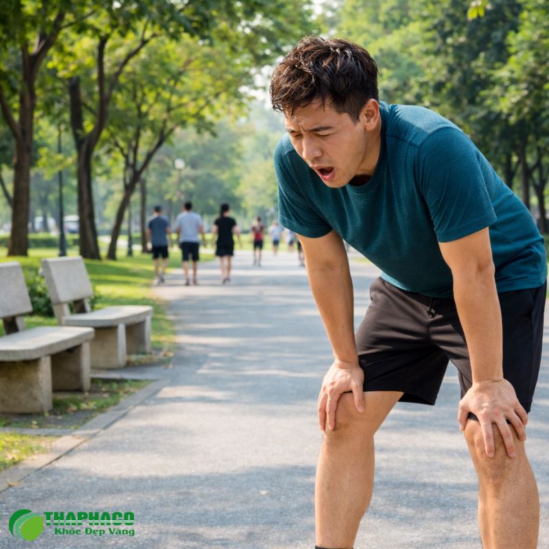 Vận động quá sức gây mệt mỏi cơ và tích tụ axit lactic