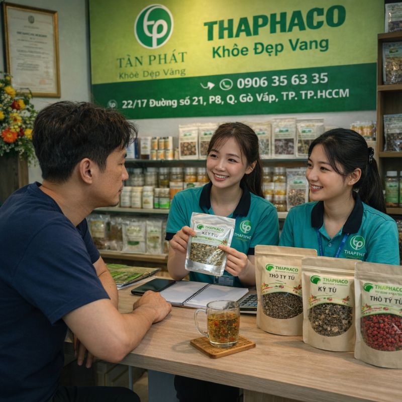 Thaphaco cung cấp dược liệu giúp hỗ trợ giảm co rút cơ