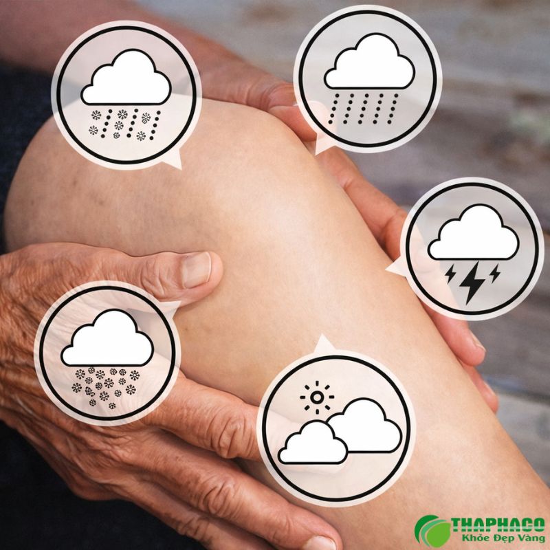 Đau cơ – khớp do thời tiết là tình trạng các khớp và cơ bắp trở nên nhạy cảm hơn