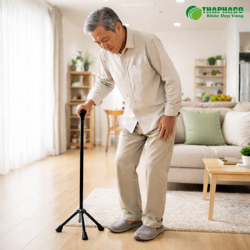 Dính khớp thường biểu hiện qua đau nhức, cứng khớp và hạn chế vận động rõ rệt