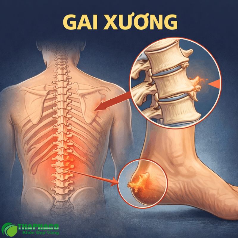 Gai xương (gai cột sống, gai gót chân) là gì