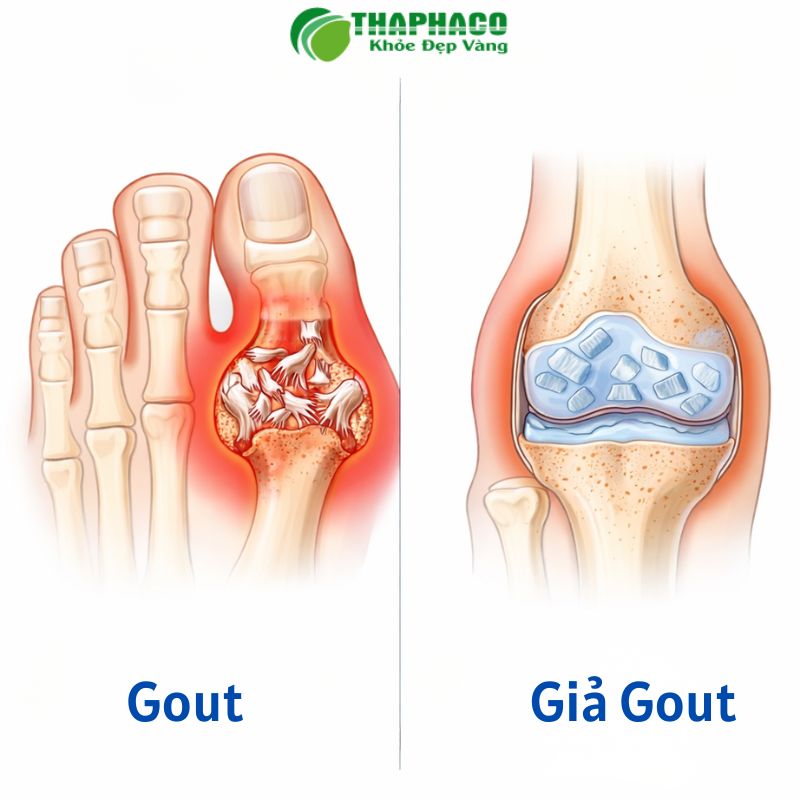 Phân biệt giả gout và bệnh gout thực sự