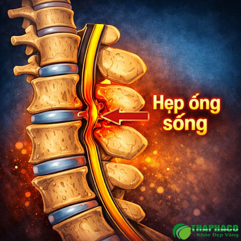 Hẹp ống sống là tình trạng kênh xương sống bị thu hẹp, chèn ép tủy sống và dây thần kinh