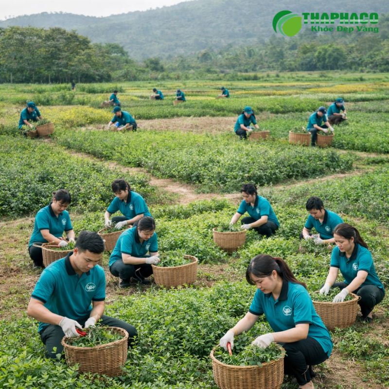 Thaphaco cam kết cung cấp dược liệu sạch, nguyên chất, đạt chuẩn chất lượng cao