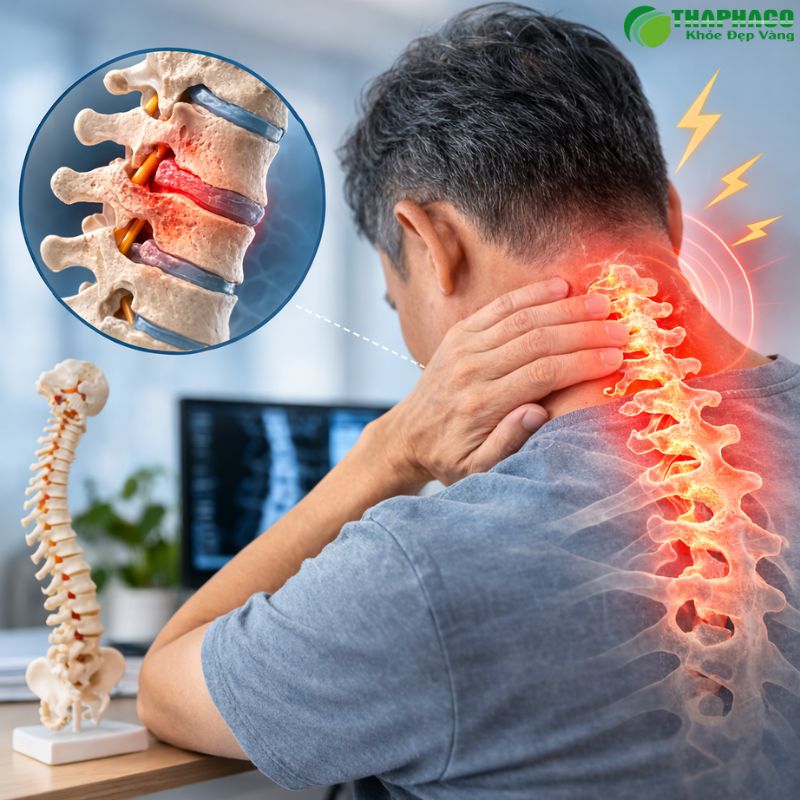 Thoái hoá khớp cột sống cổ là gì