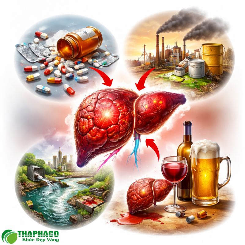 viêm gan do nhiễm độc là gì