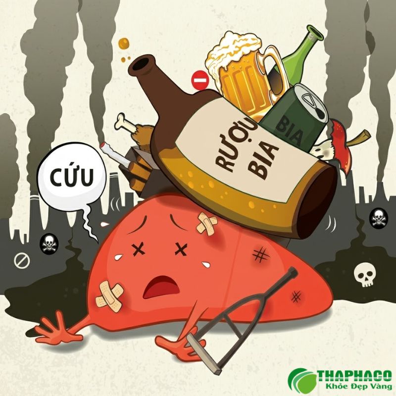 Viêm gan do rượu là tình trạng viêm và tổn thương gan do lạm dụng rượu