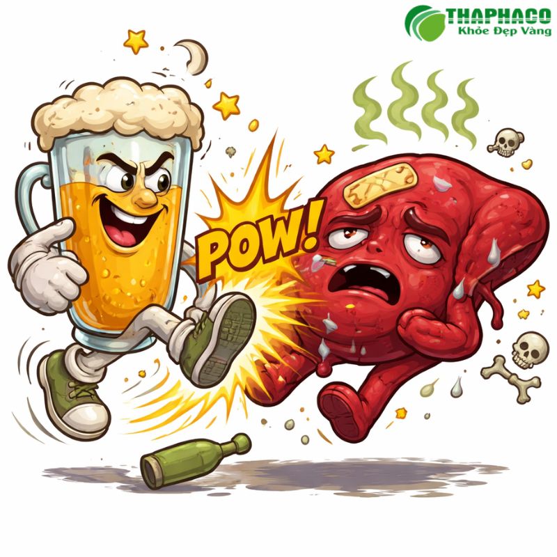 Biến chứng nguy hiểm và Hậu quả lâu dài của Viêm gan do rượu