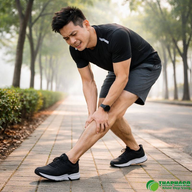 Các triệu chứng yếu cơ thường gặp gồm khó khăn khi vận động, chuột rút