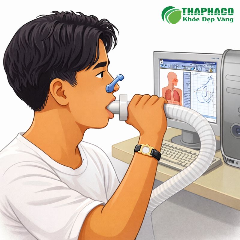 Chẩn đoán COPD dựa trên thăm khám lâm sàng, tiền sử bệnh và các xét nghiệm chuyên biệt
