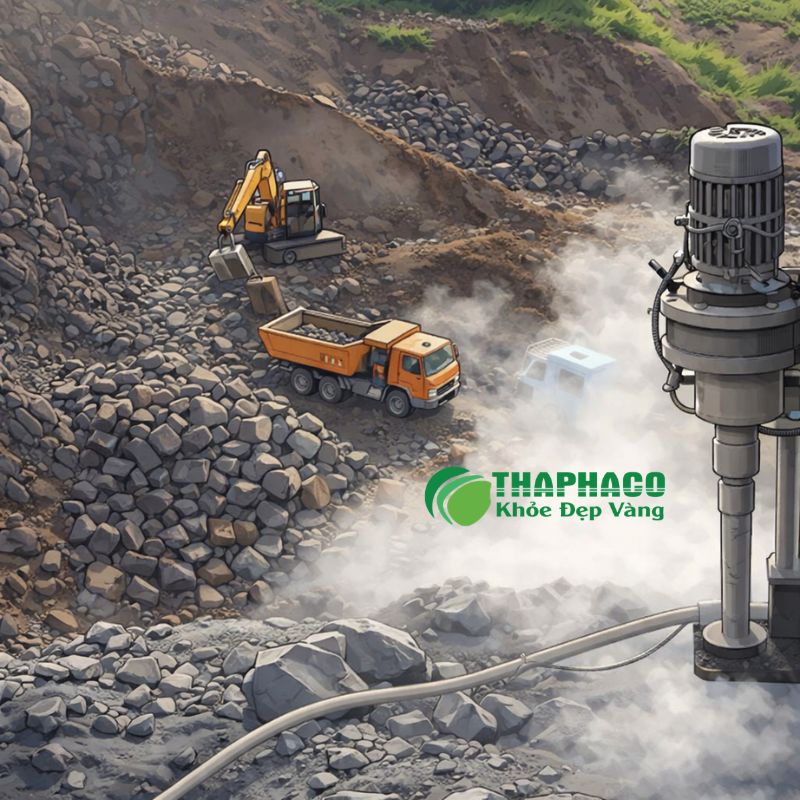Bệnh phổi do bụi thường tiến triển âm thầm với các triệu chứng ban đầu không rõ ràng