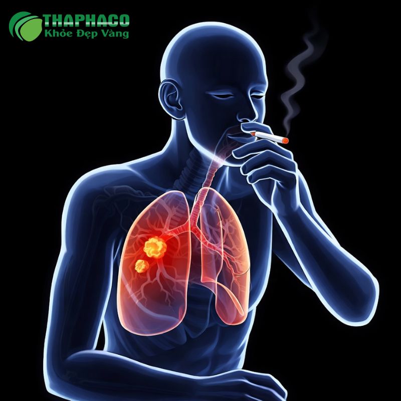 Bệnh phổi do hút thuốc lá là tổng hợp các tổn thương đường hô hấp do khói thuốc