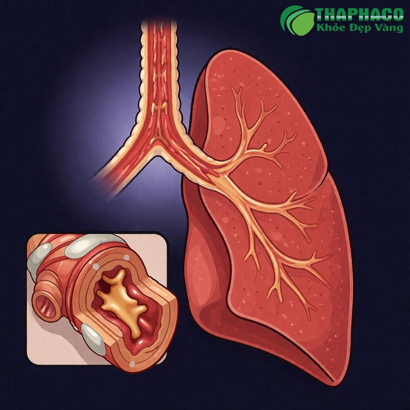 hen phế quản mạn là gì