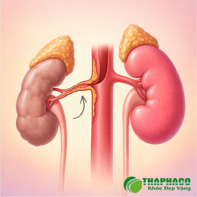 Hẹp động mạch thận là tình trạng động mạch nuôi thận bị thu hẹp, gây giảm lưu lượng máu