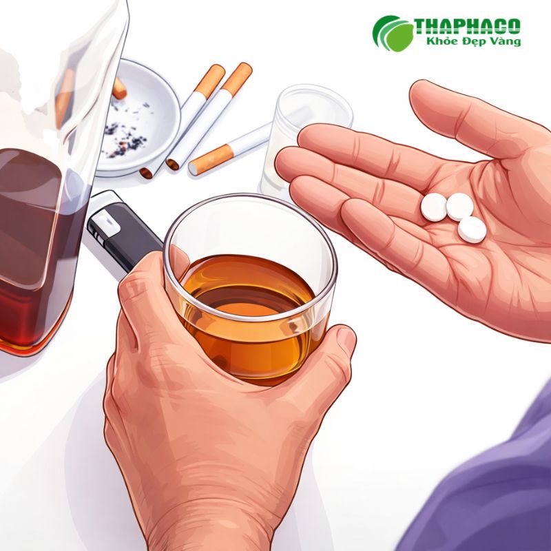 Rượu khi kết hợp với thuốc có thể làm tăng độc tính của thuốc lên gan gấp nhiều lần