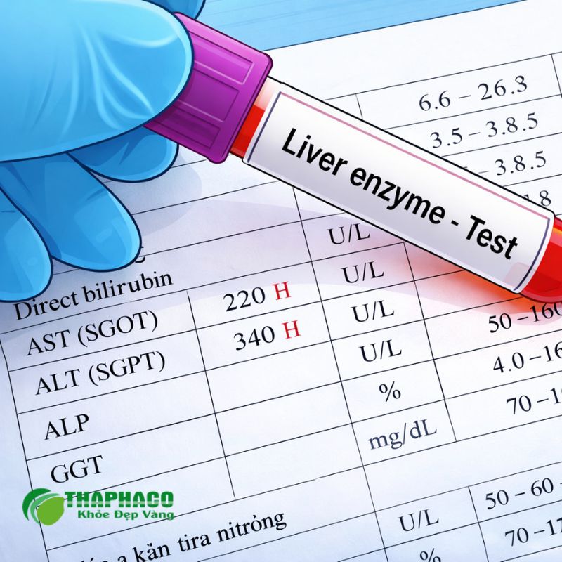 Các xét nghiệm chẩn đoán ngộ độc gan