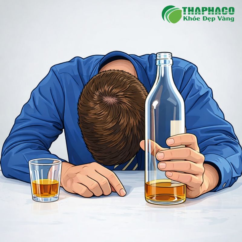 Rượu bia cản trở quá trình hấp thu và tăng đào thải folate, đồng thời gây tổn thương gan