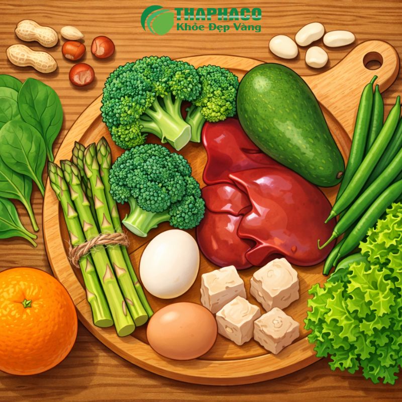 Thực Phẩm Giàu Acid Folic Nên Bổ Sung Hàng Ngày