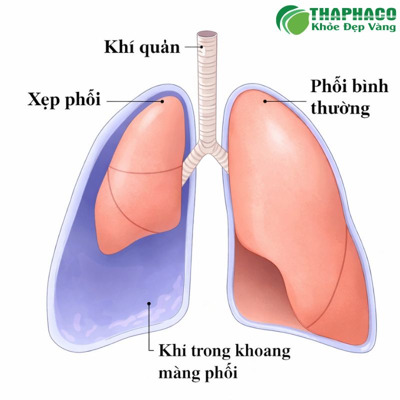 Đau ngực đột ngột, khó thở, ho khan là những dấu hiệu cảnh báo tràn khí màn phổi