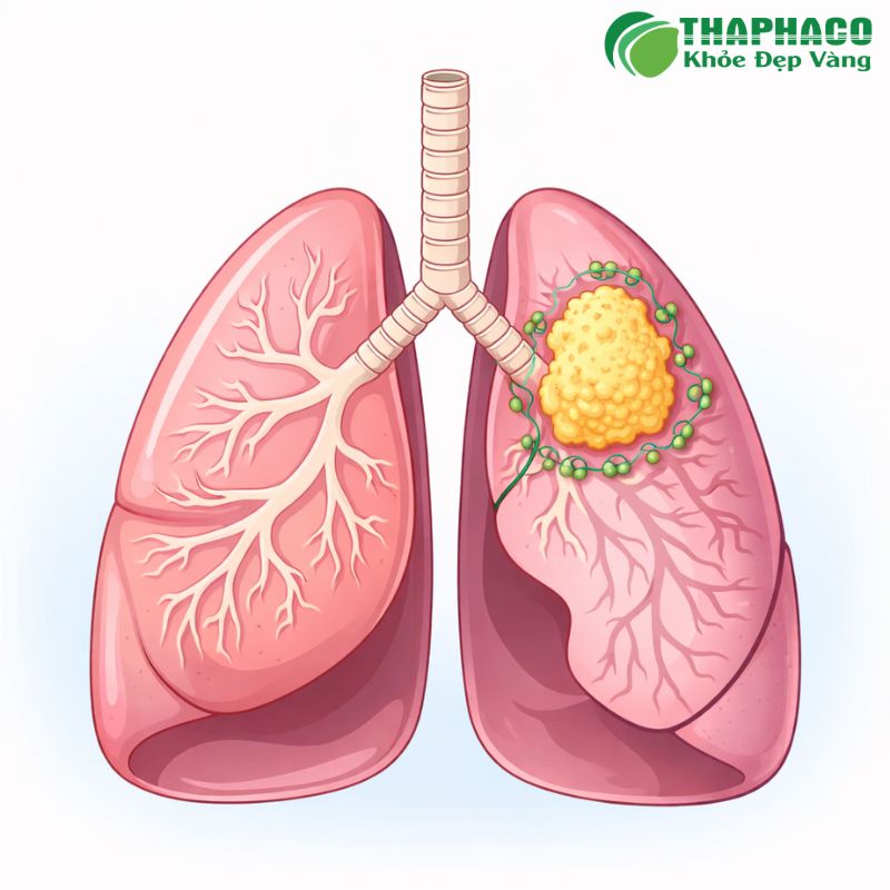 u trung biểu mô màn phổi là bệnh gì