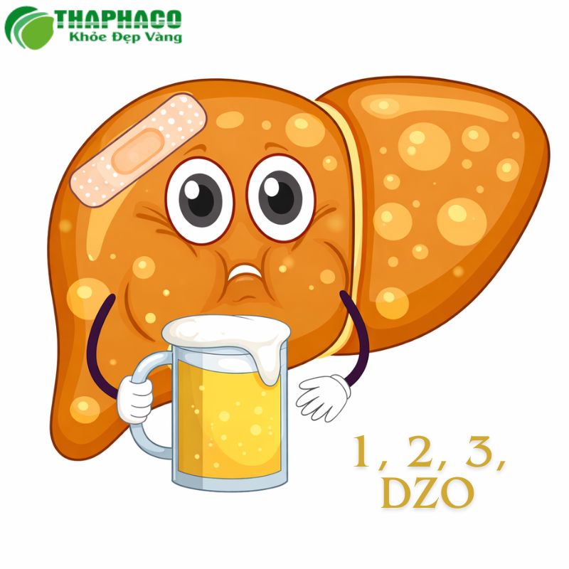 viêm gan do rượu là bị gì