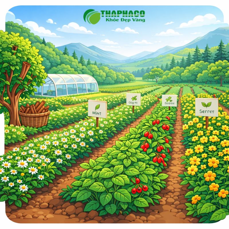 Thaphaco cam kết mang đến những sản phẩm sạch, nguyên chất, đạt chuẩn GACP-WHO