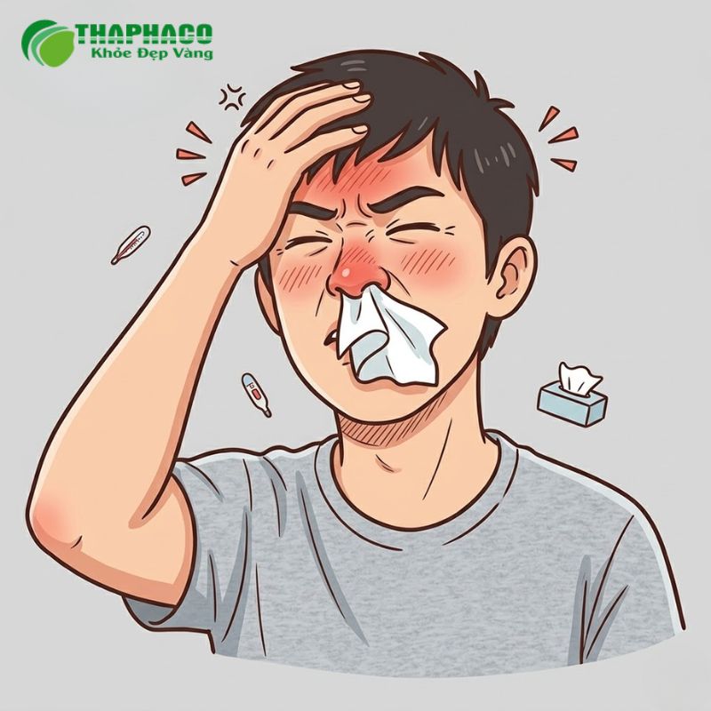 Các triệu chứng điển hình của viêm mũi dị ứng