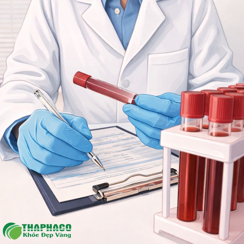 Chẩn đoán ITP dựa vào xét nghiệm công thức máu và loại trừ các nguyên nhân khác