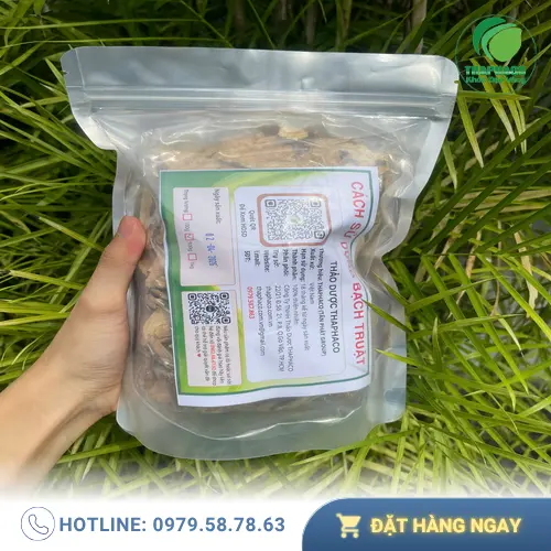 Bạch truật khô nguyên củ chất lượng cao