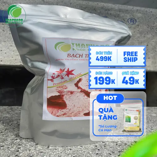 Bạch truật sấy khô dùng làm nguyên liệu nấu ăn
