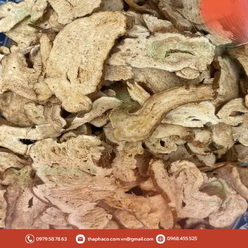 Bạch truật sấy khô với màu sắc và hương thơm tự nhiên