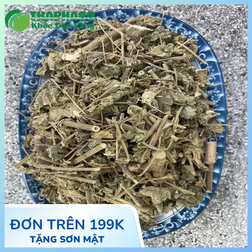 Hình ảnh sản phẩm cây cối xay sấy khô đóng gói cùng quà tặng