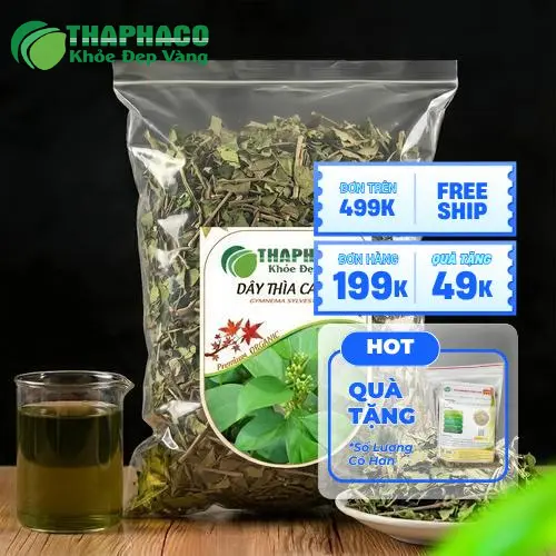 Dây thìa canh sấy khô THAPHACO đã được chế biến và đóng gói cẩn thận
